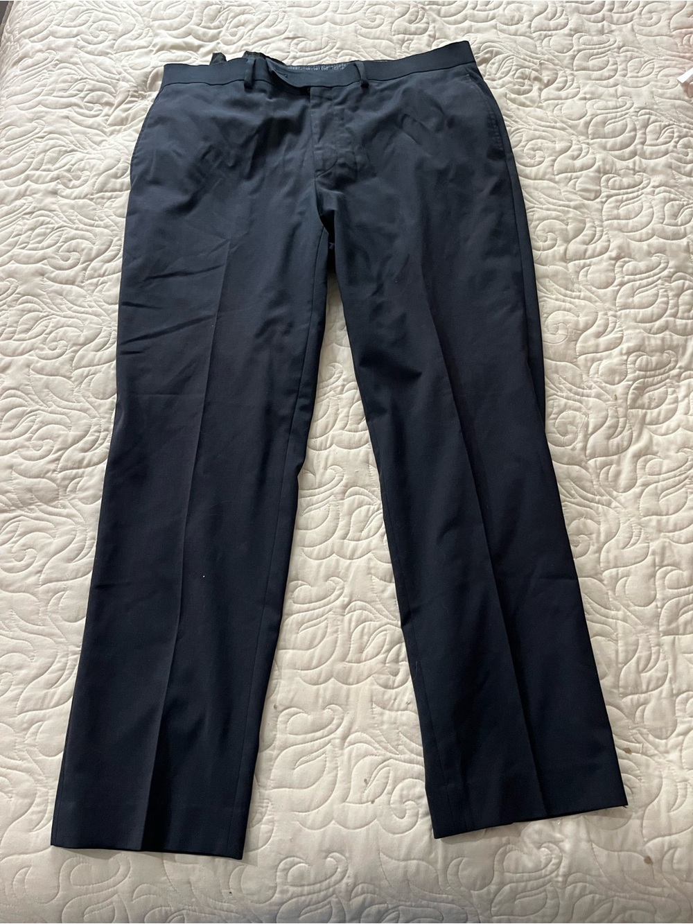 Lauren Ralph Lauren Wool Blend Men's Navy Dress Pants 34x30